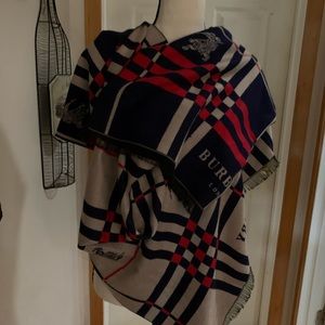 Burberry Cashmere Blanket Scarf